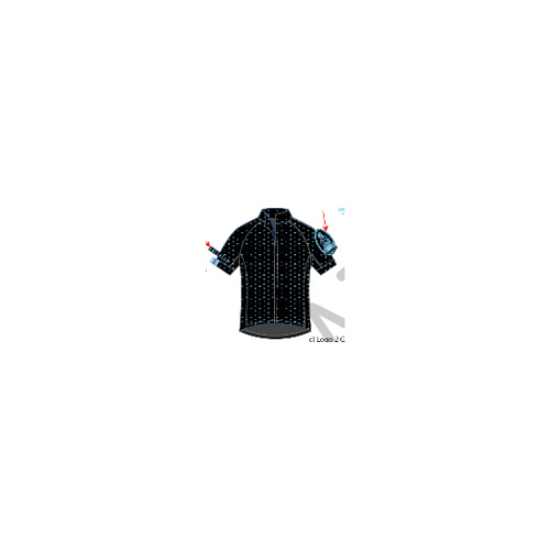 GHISALLO Cycling Jersey Race [Colour: Black] [Size: 2xs]