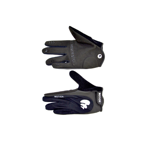 Motion Gloves (Classic, Touch) Full Fingered (men) [Colour: Black] [Size: XXL]