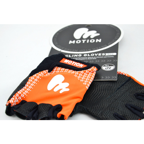 Motion Gloves (Race) Half Fingered (Men) [Size: XXL] [Colour: orange]