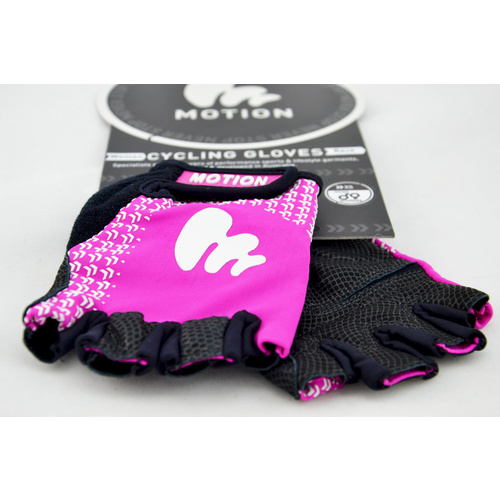 Motion Gloves (Race) Half Fingered (Women) [Size: XL] [Colour: Purple]