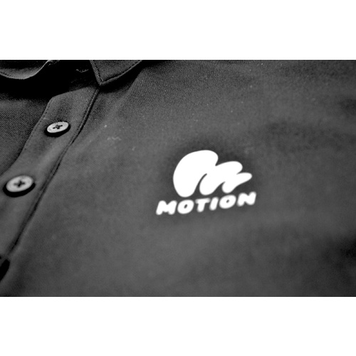 Motion Tech Polo [Colour: Black] [Size: XL]